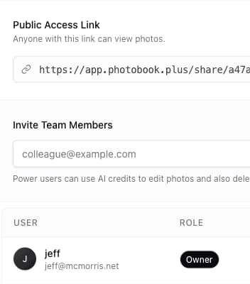 Share and collaborate with family